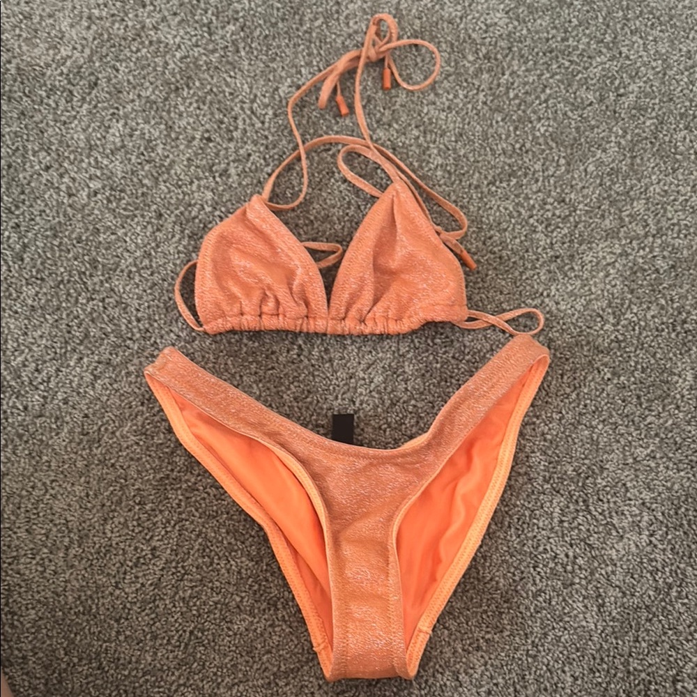 Triangl Swimwear Vibrant Orange Bikini